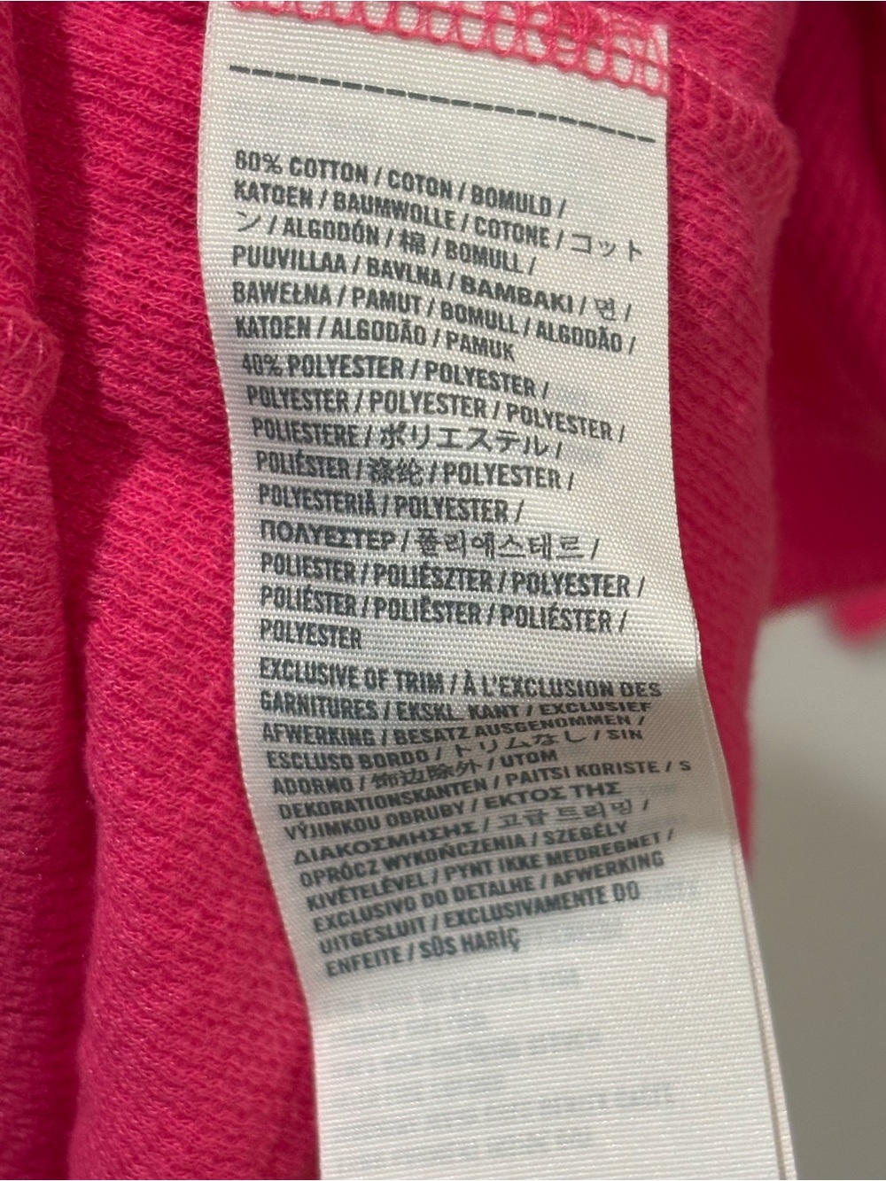 Vintage Y2K Hollister Hot Pink 3/4 Sleeve Henley Top NWT Rare - Picture 5 of 8